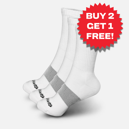 3 - Odorless Performance Crew Socks (B2G1F)