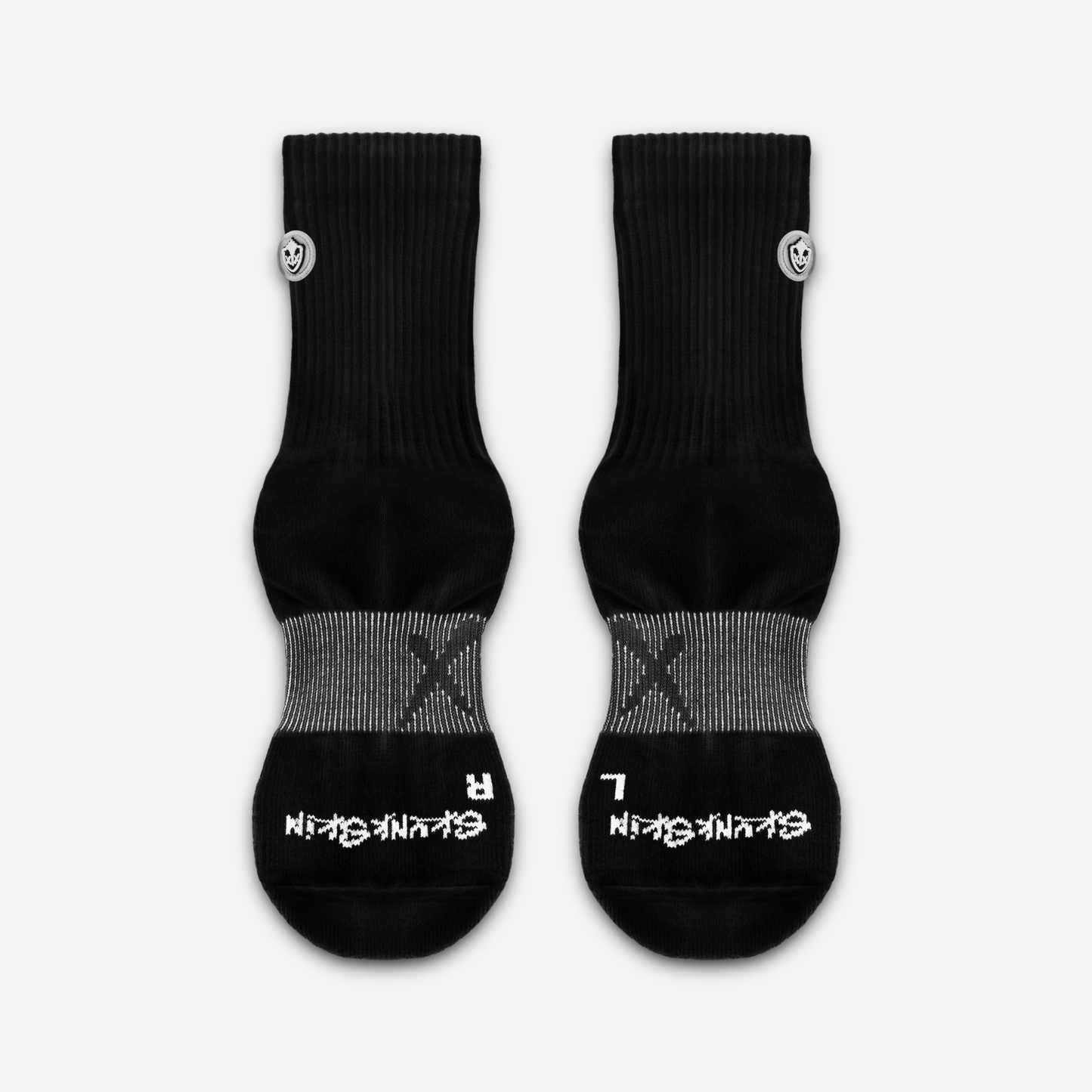 Odorless Crew Socks - 12 Pack