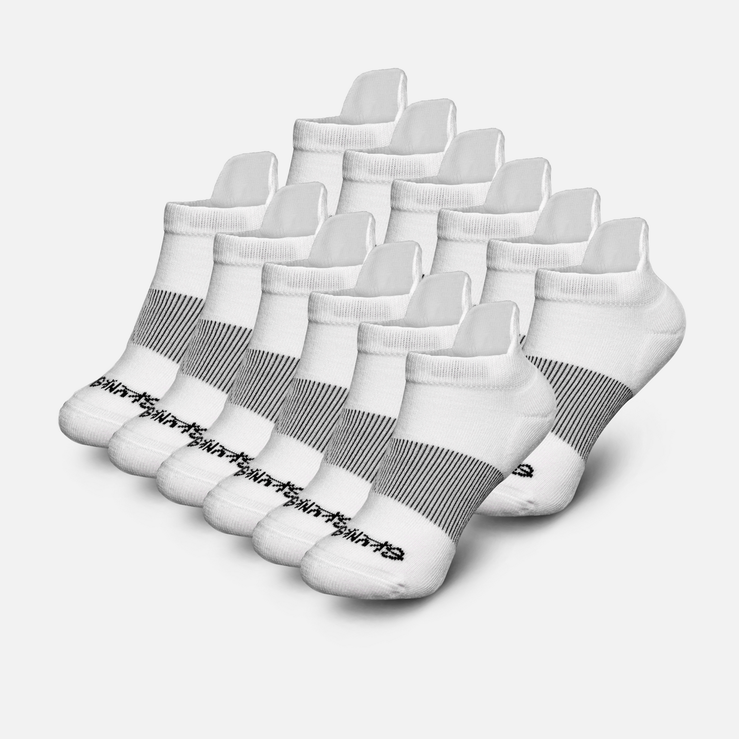 Odorless Ankle Tab Socks - 12 Pack