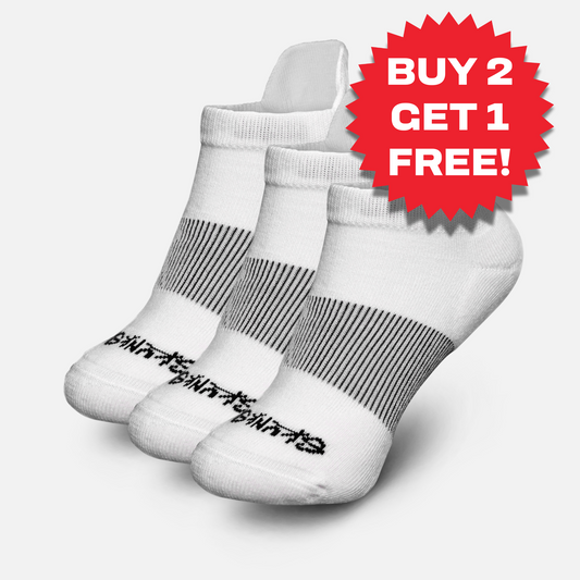 3 - Odorless Performance Ankle Tab Socks (B2G1F)