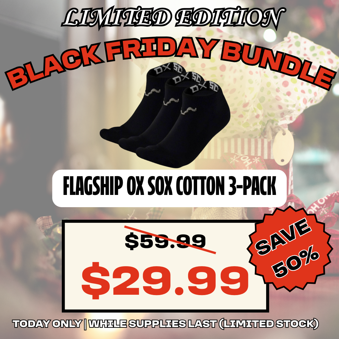 🚨 LIMITED EDITION BLACK FRIDAY SALE - OX TROT COTTON 3 PACK