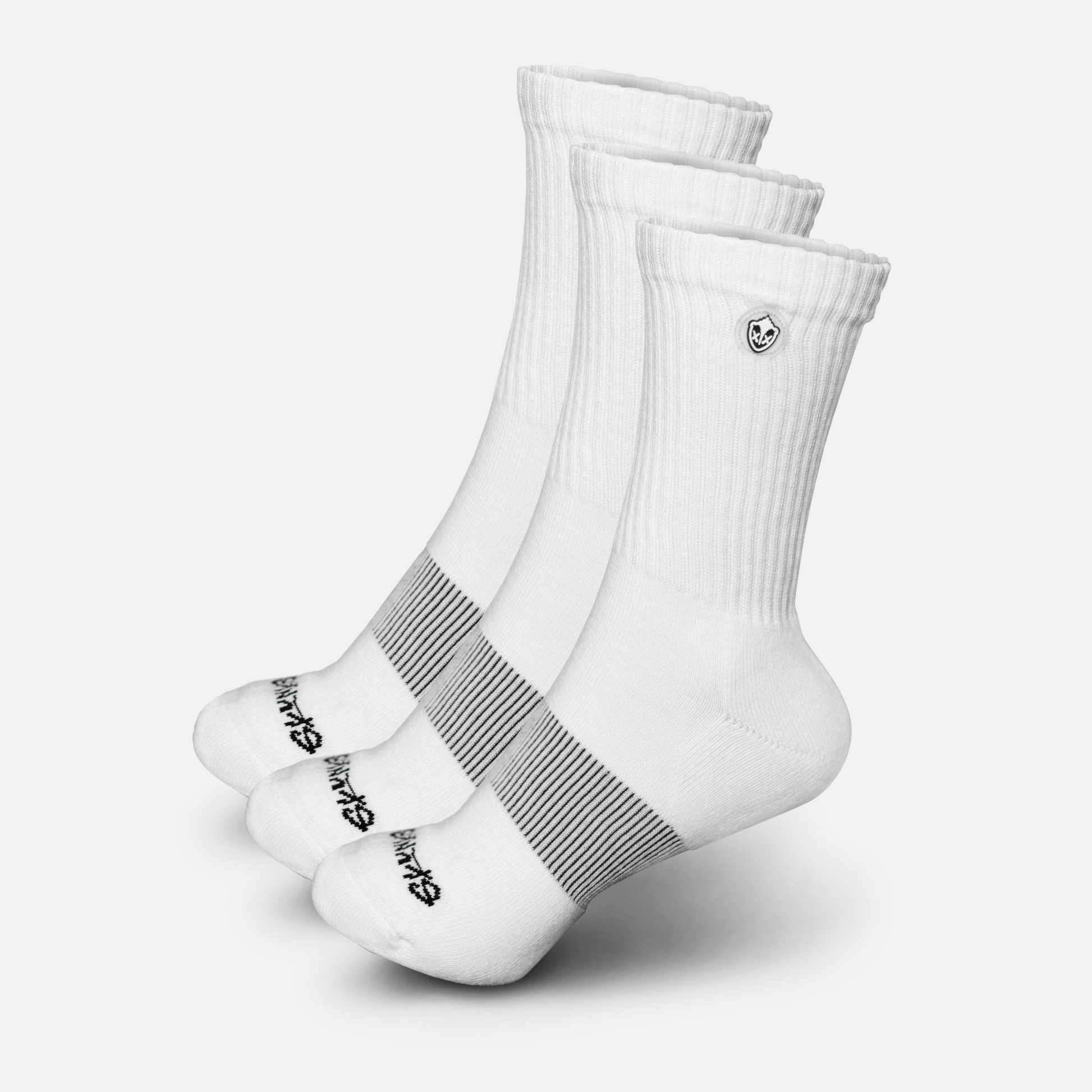 Anti odor crew socks 3 pack moisture wicking socks for men and women