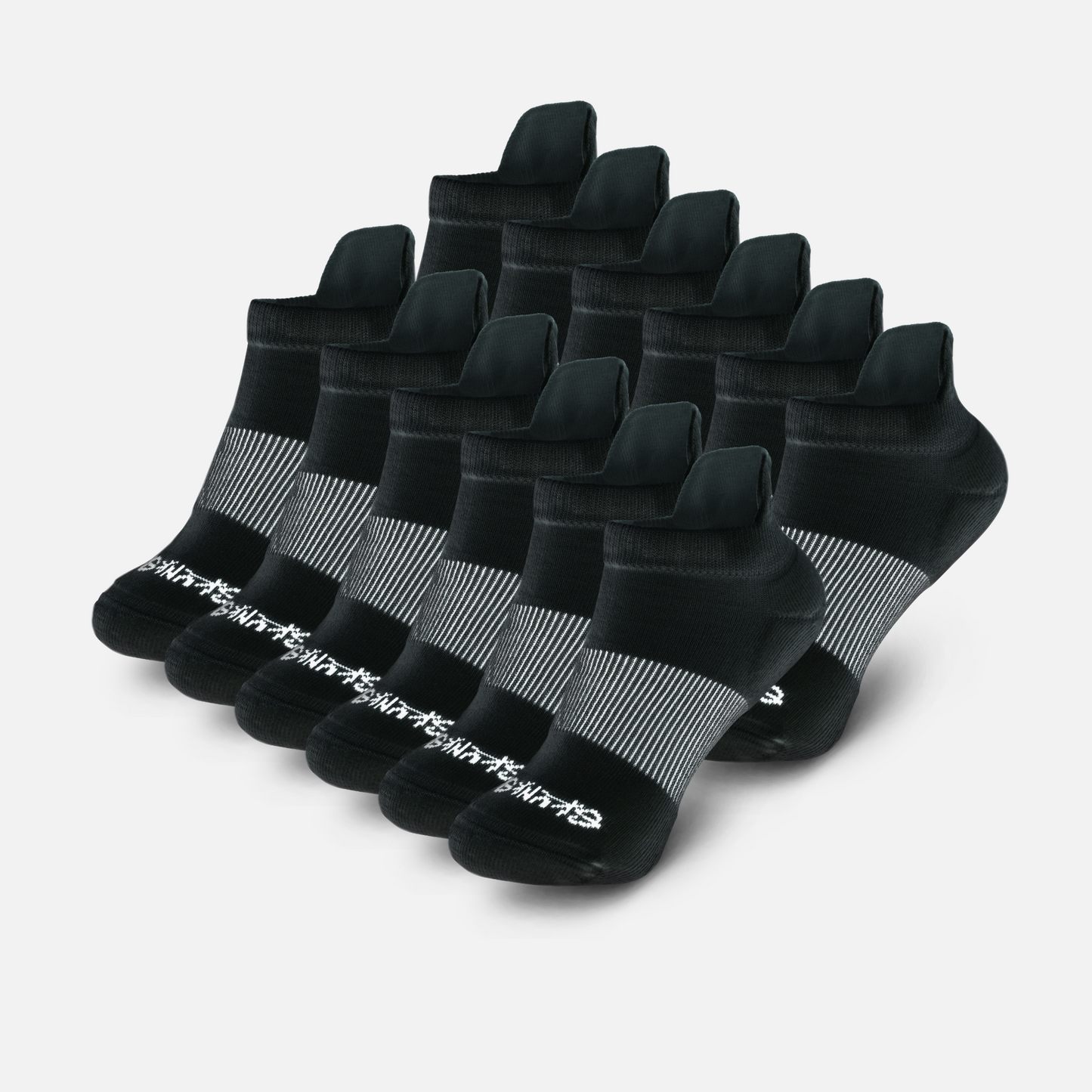 Skunk Skin Anti-Odor Ankle Tab Socks 12 Pack – Moisture Wicking Athletic Socks for Men and Women