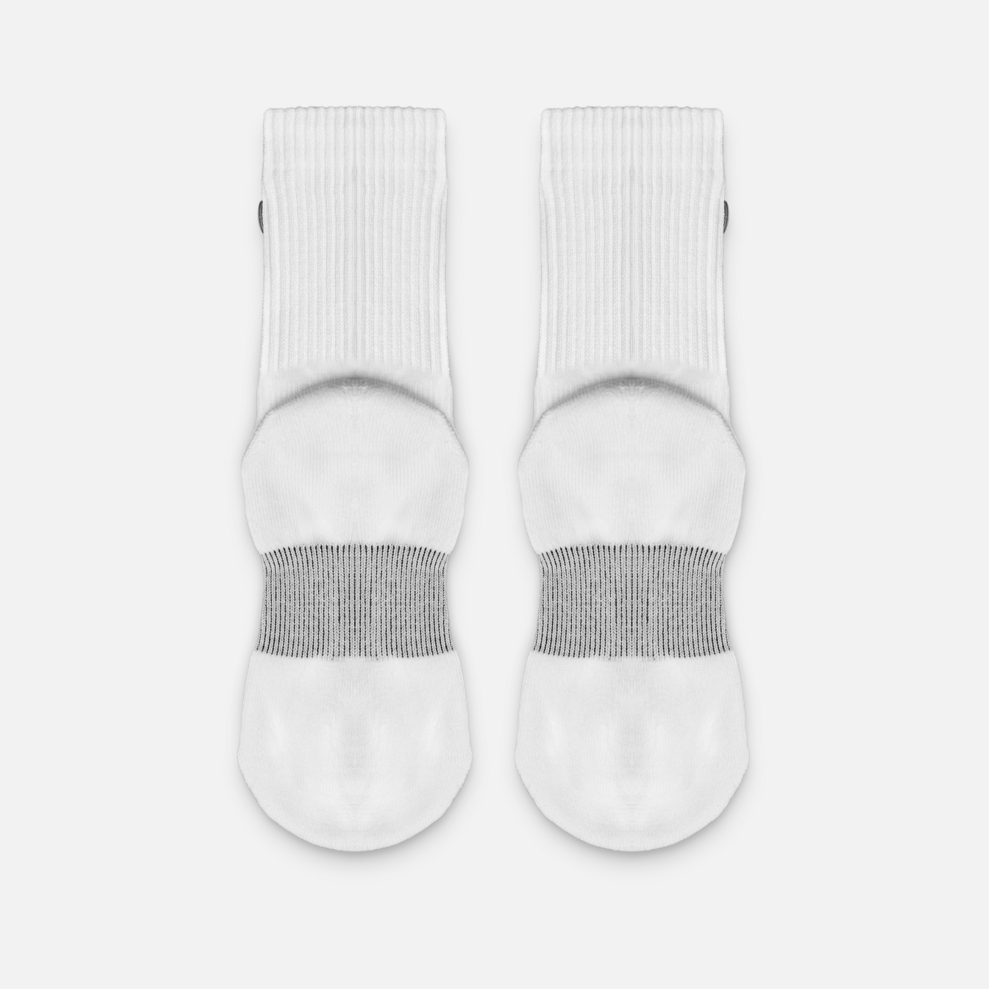 Breathable odorless crew socks 3 pack lightweight moisture control socks