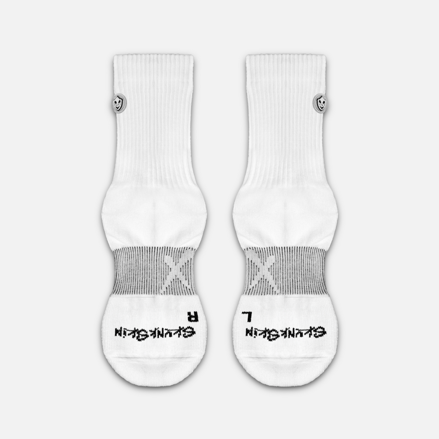 Odor resistant work socks for boots 3 pack moisture wicking crew socks