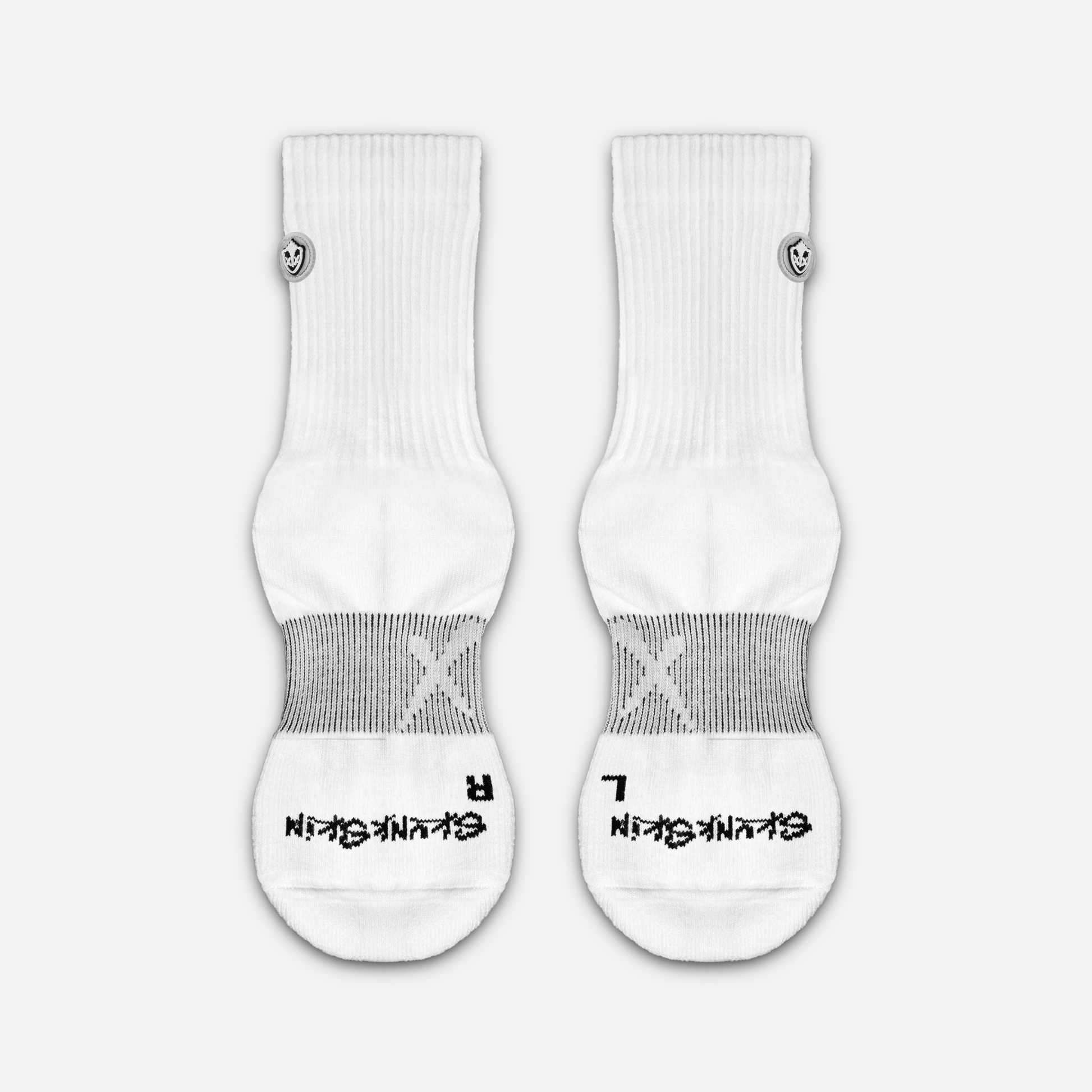 Odor resistant work socks for boots 3 pack moisture wicking crew socks