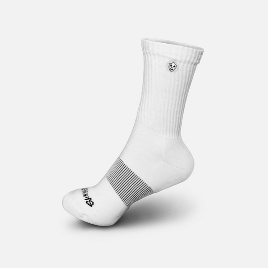 White Crew Socks