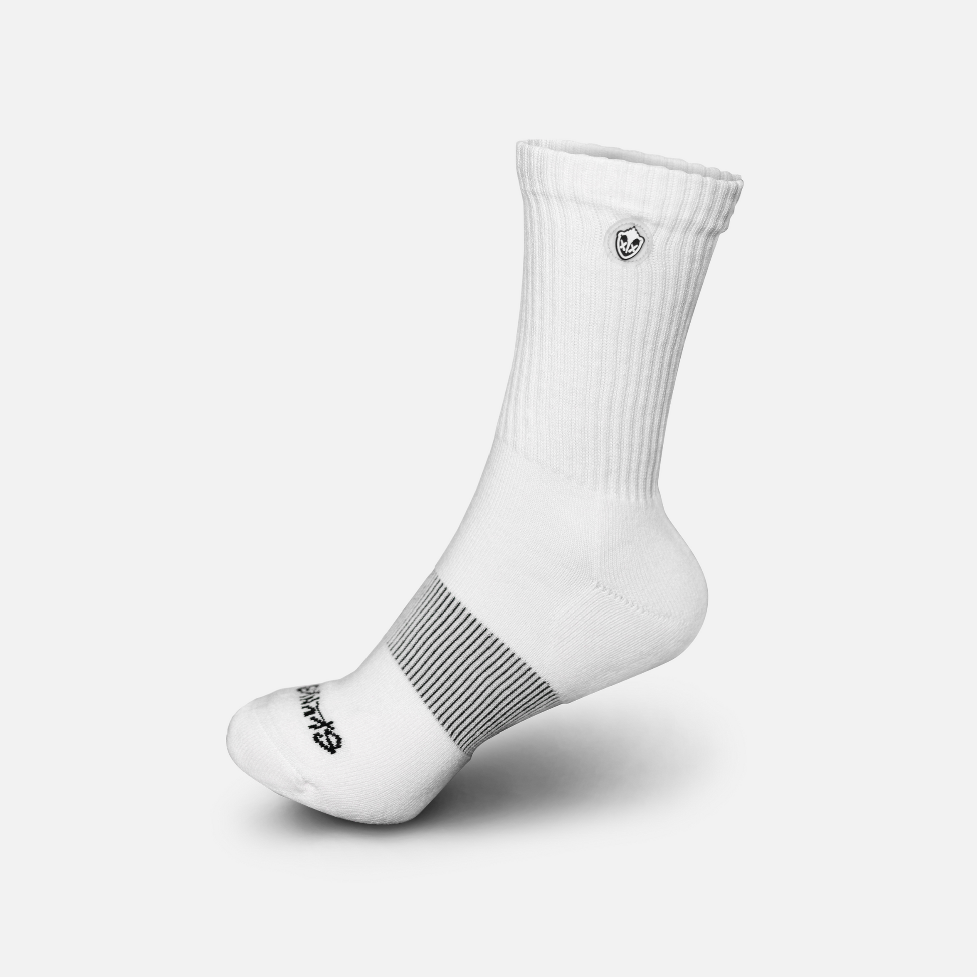 White Crew Socks
